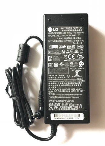 NEW LG 19V 5.79A 6.5/4.4mm with pin inside 34CN650N-6A ADS-110CL-19-3 190110G AC Power Adapter
